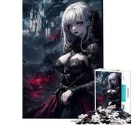 Jigsaw Puzzle 1000 Piece for Adults Death Queen of Night Relaxing Games Learning Educational Toys Great Gifts for Games Presents for Women (Size 50x75cm)