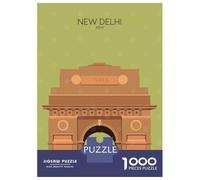 Jigsaw Puzzle 1000 Piece for Adults Delhi India Gate Snippet Jigsaws for Adults Family Game Wall Decoration Deal As Gifts for The Whole Family 38x26cm/1000pcs