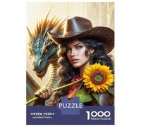 Jigsaw Puzzle 1000 Piece for Adults Dragons Dawn Puzzles for Adults Family Game Birthday Present Deal As Gifts for The Whole Family 52x38cm/1000pcs