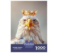 Jigsaw Puzzle 1000 Piece for Adults Eagle Pastel Crown Jigsaw Puzzle Fun Games A Work of Art Deal As Gifts for The Whole Family 38x26cm/1000pcs