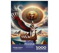 Jigsaw Puzzle 1000 Piece for Adults Egyptian Mythology Art Print Jigsaw for Adults Fun Games Analysis And Logic Deal As Gifts for The Whole Family 52x38cm/1000pcs