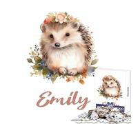 Jigsaw Puzzle 1000 Piece for Adults Emily Nursery Hedgehog Practical Game Learning Educational Home Decoration Toys Artists' Collection, Fine Arts (52X38cm)