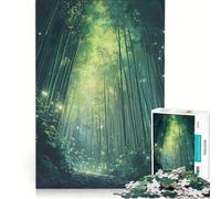 Jigsaw Puzzle 1000 Piece for Adults Enchanted Bamboo Forest, Impossible Game, Home Decoration, Deal As Gifts for The Whole Family 38x52cm