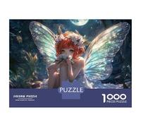 Jigsaw Puzzle 1000 Piece for Adults Enchanted Forest Fairy Adult Jigsaw Hands-on Game Staycation Kill Time Stress Reduction Gifts 52x38cm/1000pcs