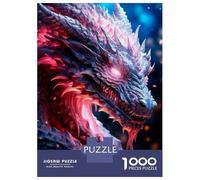 Jigsaw Puzzle 1000 Piece for Adults Epic Flare Dragon Jigsaw Puzzle Fun Games A Work of Art Deal As Gifts for The Whole Family 38x26cm/1000pcs