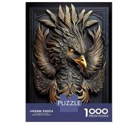 Jigsaw Puzzle 1000 Piece for Adults Ethereal Phoenix Sovereign Puzzles for Adults Family Game Birthday Present Deal As Gifts for The Whole Family 38x26cm/1000pcs