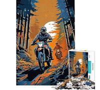 Jigsaw Puzzle 1000 Piece for Adults Exploring Wilderness Trail Puzzles for Adults Anti-Stress Toys Staycation Kill Time Help The Brain Exercise (size 38x26cm)