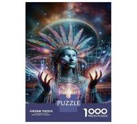 Jigsaw Puzzle 1000 Piece for Adults Fantasy Alien Art Print Puzzles for Adults Toy Wall Decor But Fun And Humorous Unique Birthday And Gifts 70x50cm/1000pcs