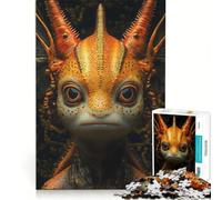 Jigsaw Puzzle 1000 Piece for Adults Fantasy Creature Portrait Animal, Impossible Game, Home Decoration, Deal As Gifts for The Whole Family 38x52cm