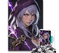 Jigsaw Puzzle 1000 Piece for Adults Female Anime Character Difficult Hard Relaxing Games Suitable for Ages 14 And Up 38x52cm