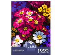 Jigsaw Puzzle 1000 Piece for Adults Flowers Mother Cineraria Adult Jigsaw Hands-on Game Staycation Kill Time Stress Reduction Gifts 70x50cm/1000pcs