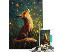Jigsaw Puzzle 1000 Piece for Adults Fox And The Star Lights Fun at Home Activities, For Family Fun Practical Game for 14+ Puzzle Game Offered (50x75cm)