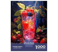 Jigsaw Puzzle 1000 Piece for Adults Fruit Cocktail with Berries Jigsaw for Adults Fun Games Analysis And Logic Deal As Gifts for The Whole Family 70x50cm/1000pcs