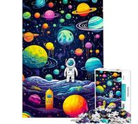 Jigsaw Puzzle 1000 Piece for Adults Galactic Explorers Boys Adult Puzzles Brain Teaser Game Improve Memory for Birthday, Chrismas (Size 75x50cm)