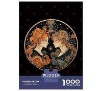 Jigsaw Puzzle 1000 Piece for Adults Gemini Astrology Horoscope Jigsaws for Adults Family Game Wall Decoration Deal As Gifts for The Whole Family 52x38cm/1000pcs