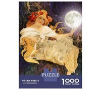 Jigsaw Puzzle 1000 Piece for Adults Goddess And Moon Jigsaws for Adults Family Game Wall Decoration Deal As Gifts for The Whole Family 52x38cm/1000pcs