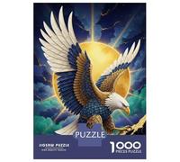 Jigsaw Puzzle 1000 Piece for Adults Golden Sun Eagle Adult Jigsaw Hands-on Game Staycation Kill Time Stress Reduction Gifts 70x50cm/1000pcs