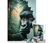 Jigsaw Puzzle 1000 Piece for Adults Gorilla in The Jungle Educational Game Difficult Hard Anti-Stress Toys Birthday And Unique Gifts (50X75cm)