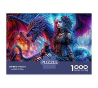 Jigsaw Puzzle 1000 Piece for Adults Gothic Dragon Keeper Puzzles for Adults Family Game Birthday Present Deal As Gifts for The Whole Family 70x50cm/1000pcs