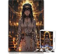 Jigsaw Puzzle 1000 Piece for Adults Gothic Priestess Ritual Enhance Memory Family Game for 14+ Puzzle Game Offered (size 38x26cm)