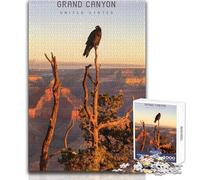Jigsaw Puzzle 1000 Piece for Adults Grand Canyon Unique Challenge Game Analysis And Logic Funny Gift Size 38x52cm