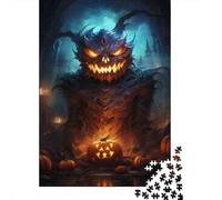 Jigsaw Puzzle 1000 Piece for Adults Halloween Pumpkin Monster Jigsaw Toy Wall Decor Analysis And Logic Deal As Gifts for The Whole Family 70x50cm/1000pcs