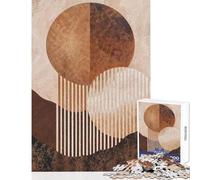 Jigsaw Puzzle 1000 Piece for Adults Harmonic Circles Educational Game Wall Art Toy Wall Decor Artists' Collection, Fine Arts (38x52cm)