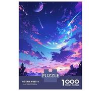 Jigsaw Puzzle 1000 Piece for Adults Heavenly Horizon Sunset Puzzle for Adults Hands-on Game Improve Memory Stress Reduction Gifts 52x38cm/1000pcs