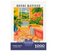 Jigsaw Puzzle 1000 Piece for Adults Henri Matisse Interior with Echidna Painting Puzzles for Adults Toy Wall Decor But Fun And Humorous Unique Birthday And Gifts 70x50cm/1000pcs