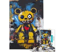 Jigsaw Puzzle 1000 Piece for Adults Here Teddy Teenager Puzzles Fun Games Wall Decoration Unique Birthday And Gifts (Size 50x75cm)