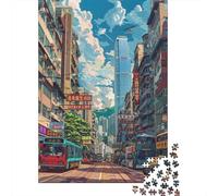Jigsaw Puzzle 1000 Piece for Adults Hong Kong Cityscape Jigsaws for Adults Family Game Wall Decoration Deal As Gifts for The Whole Family 70x50cm/1000pcs