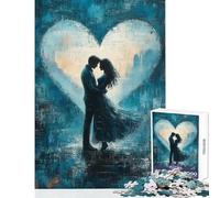 Jigsaw Puzzle 1000 Piece for Adults Ice Cold Love Educational Game Wall Art Toy Wall Decor Artists' Collection, Fine Arts (38x26cm)