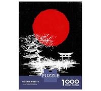 Jigsaw Puzzle 1000 Piece for Adults Japanese Landscape with Pagoda And Torii Jigsaw Toy Wall Decor Analysis And Logic Deal As Gifts for The Whole Family 52x38cm/1000pcs