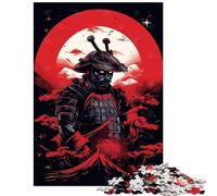 Jigsaw Puzzle 1000 Piece for Adults Japanese Samurai Hands-on Game Suitable for Couples Home Decoration Toys Fun at Home Activities, Size 75x50cm