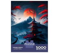 Jigsaw Puzzle 1000 Piece for Adults Japanese Temple Mystical Puzzle for Adults Hands-on Game Improve Memory Stress Reduction Gifts 38x26cm/1000pcs