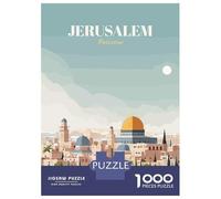 Jigsaw Puzzle 1000 Piece for Adults Jerusalem, Palestine Travel Puzzle for Adults Hands-on Game Improve Memory Stress Reduction Gifts 38x26cm/1000pcs