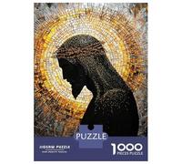 Jigsaw Puzzle 1000 Piece for Adults Jesus Christ Mosaic Art Adult Jigsaw Puzzle Toy Wall Decor Wall Decoration Unique Birthday And Gifts 52x38cm/1000pcs