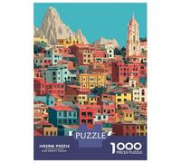 Jigsaw Puzzle 1000 Piece for Adults La Paz, Bolivia Cityscape Art Puzzle for Adults Hands-on Game Improve Memory Stress Reduction Gifts 38x26cm/1000pcs
