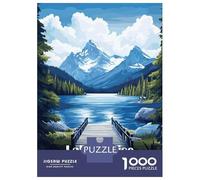Jigsaw Puzzle 1000 Piece for Adults Lake Louise Canada Puzzles for Adults Toy Wall Decor But Fun And Humorous Unique Birthday And Gifts 38x26cm/1000pcs