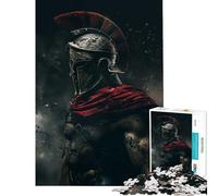 Jigsaw Puzzle 1000 Piece for Adults Leonidas Spartan Warrior Relaxing Games Learning Educational Toys Great Gifts for Games Presents for Women (Size 38x26cm)
