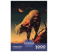 Jigsaw Puzzle 1000 Piece for Adults Leopard Cheetah Jaguars Jigsaw Puzzle Fun Games A Work of Art Deal As Gifts for The Whole Family 70x50cm/1000pcs