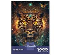 Jigsaw Puzzle 1000 Piece for Adults Leopard Cosmic Vision Adult Jigsaw Hands-on Game Staycation Kill Time Stress Reduction Gifts 70x50cm/1000pcs