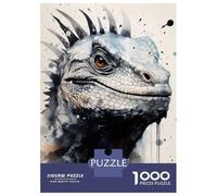 Jigsaw Puzzle 1000 Piece for Adults Lizard Desert Elegance Jigsaw Puzzle Fun Games A Work of Art Deal As Gifts for The Whole Family 70x50cm/1000pcs