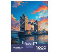 Jigsaw Puzzle 1000 Piece for Adults London Tower Bridge at Sunset Puzzles for Adults Toy Wall Decor But Fun And Humorous Unique Birthday And Gifts 70x50cm/1000pcs