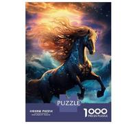 Jigsaw Puzzle 1000 Piece for Adults Magic Ocean Horse Jigsaw Puzzle Fun Games A Work of Art Deal As Gifts for The Whole Family 38x26cm/1000pcs