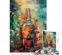 Jigsaw Puzzle 1000 Piece for Adults Magical Brew Educational Game Wall Art Toy Wall Decor Artists' Collection, Fine Arts (38x26cm)