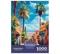 Jigsaw Puzzle 1000 Piece for Adults Marrakech, Morocco Travel Jigsaws for Adults Family Game Wall Decoration Deal As Gifts for The Whole Family 70x50cm/1000pcs