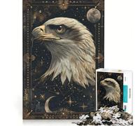 Jigsaw Puzzle 1000 Piece for Adults Mighty Eagle Tarot Cards Impossible Game Fun at Home Activities Suitable for Desktop Decoration 38x52cm