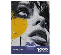 Jigsaw Puzzle 1000 Piece for Adults Modern Abstract Woman Art Print Jigsaw for Adults Fun Games Analysis And Logic Deal As Gifts for The Whole Family 38x26cm/1000pcs
