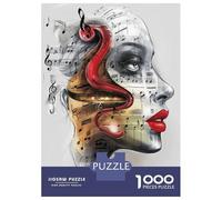 Jigsaw Puzzle 1000 Piece for Adults Music Notes Art Print Jigsaw for Adults Fun Games Analysis And Logic Deal As Gifts for The Whole Family 70x50cm/1000pcs